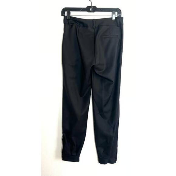 NEW! Nili Lotan 2 Bertina Slouchy VIRGIN WOOL Pants Pleats High Rise Button Hem - Picture 4 of 14